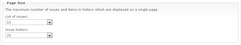 Page size